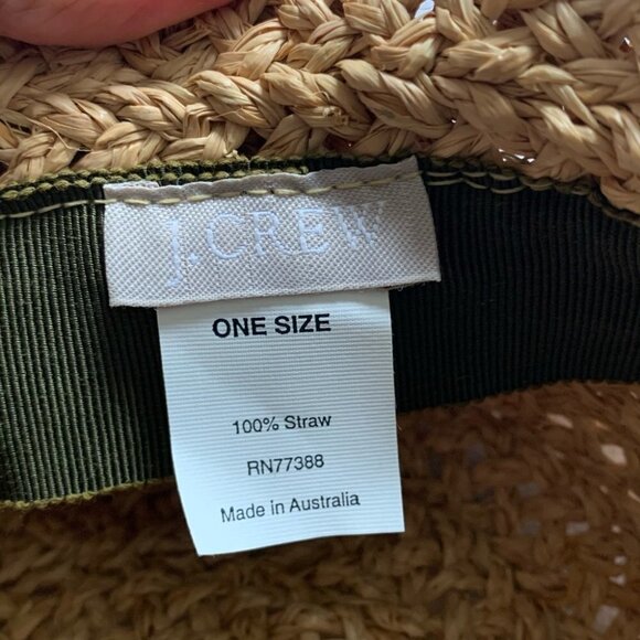 J Crew woven straw hat main image 5